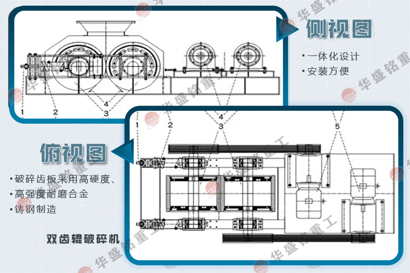瀝青再生料破碎機結構